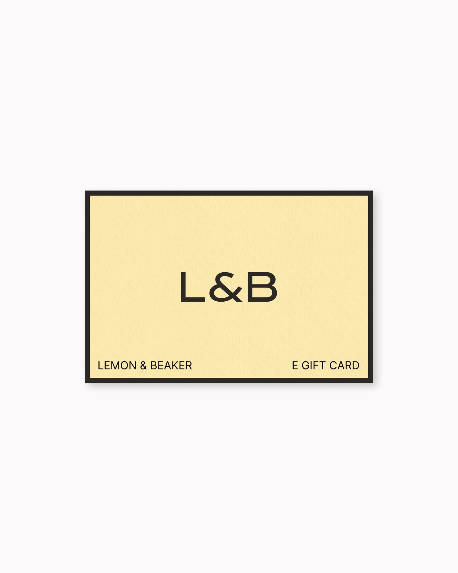 Lemon &amp; Beaker E Gift-Card